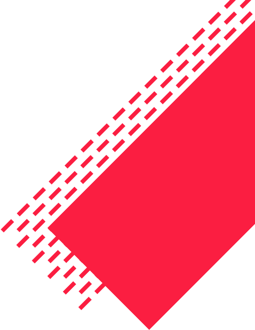 Rotes Deko Element