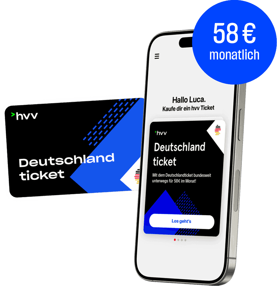 Handy mit hvv Deutschlandticket