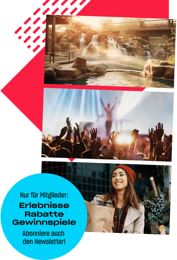 Nur für Mitglieder: Erlebnisse, Rabatte, Gewinnspiele. Abonniere auch den Newsletter!